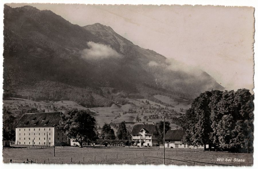 Cartoline postali: Wil bei Stans, Feldpost Kaserne Stans – Usato da Frauenfeld venduto da POML