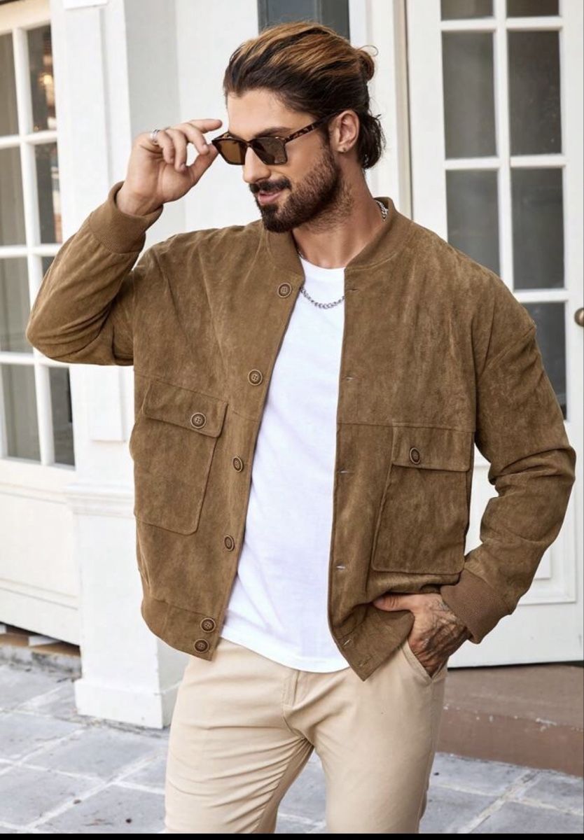 Giacche: Herren Suede Jacke – Nuovo (secondo la descrizione) da Schlieren venduto da James1010 4