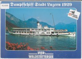 Vierwaldstättersee - Dampfschiff Stadt Luzern 1929
