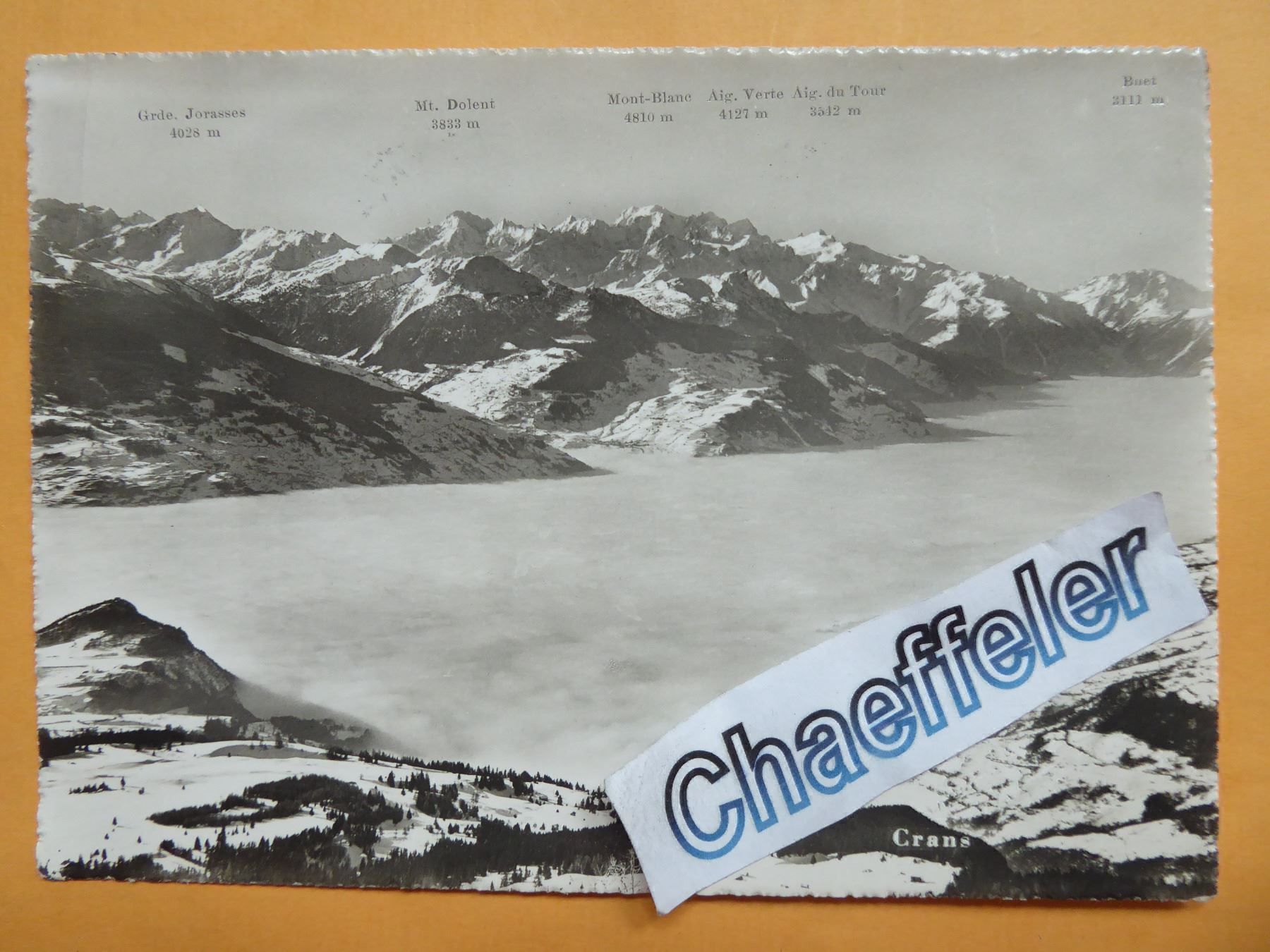 Cartes postales: 1952 Crans – D'occasion à Zürich par Chaeffeler