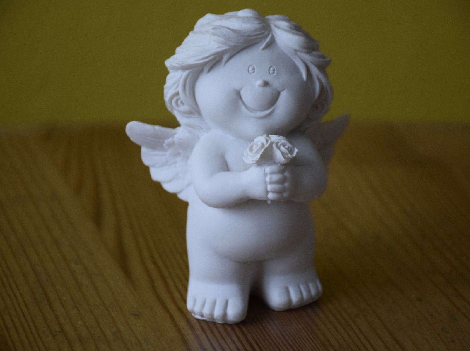 Statuette: Engel mit Blumen – Nuovo e nell'imballaggio originale da Wetzikon ZH venduto da Wetzicardo25 1