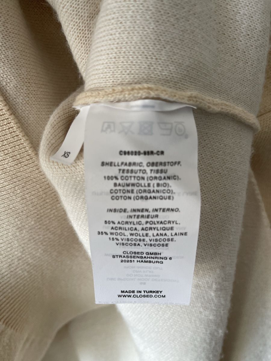 Closed Pullover & Sweatshirts: CLOSED Oversize Pullover Gr. XS Beige/Gelb – Gebraucht aus Zürich von Recode.Fashion 8