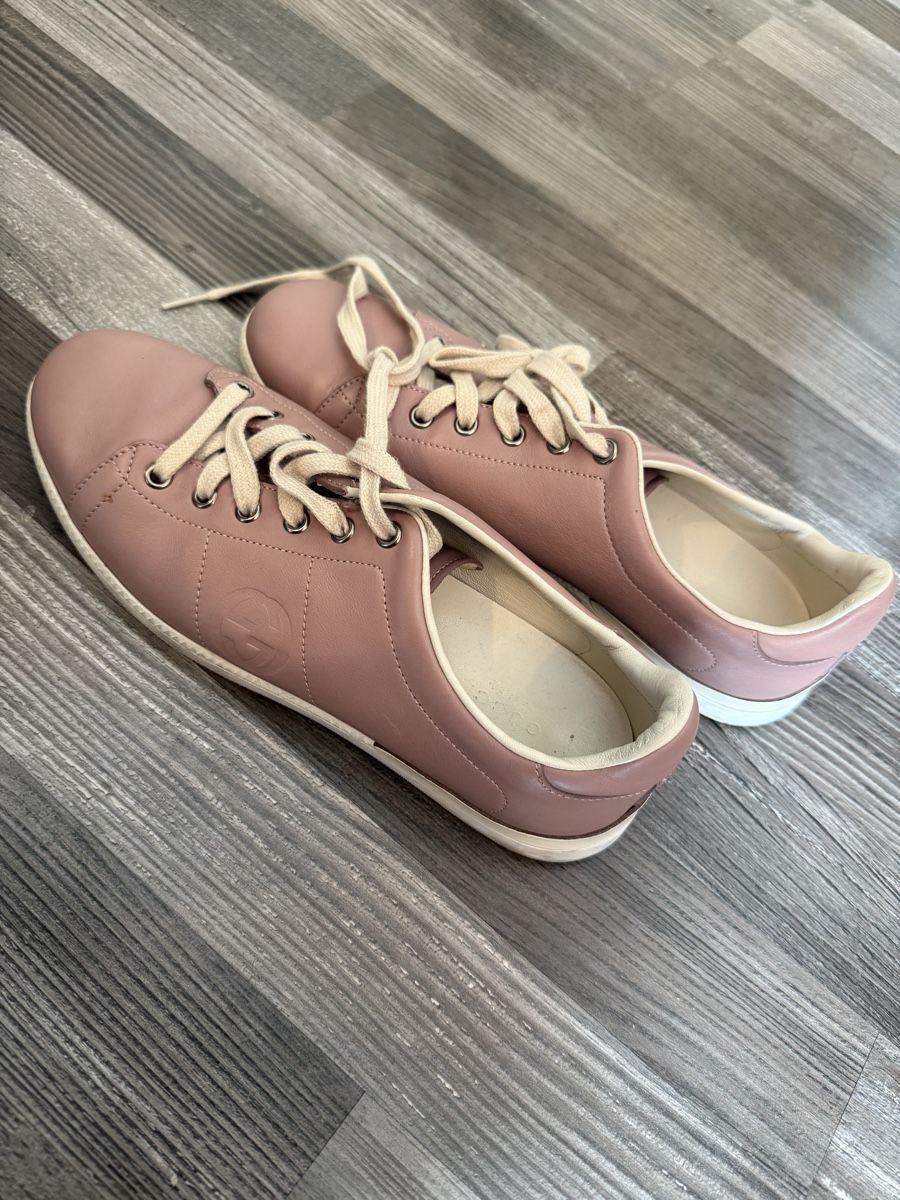 Gucci Damenschuhe: Baskets Gucci cuir rose taille 38.5 – Gebraucht aus Monthey von Joseph-29