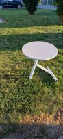 Table basse ronde à roulettes,réglable en hauteur Couchtisch