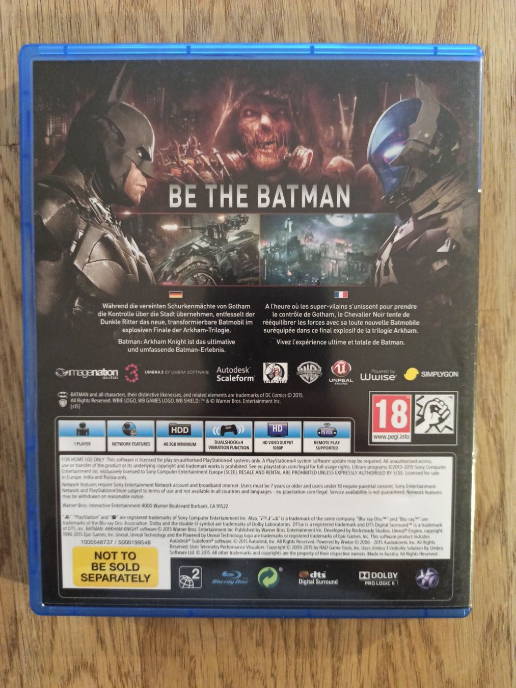 Giochi: Batman Arkham Knight PS4 / PS5 – Usato da Oberweningen venduto da mar_87mx 1