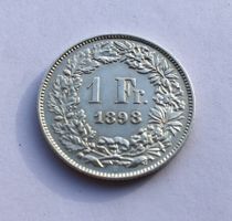 1898 1 Franken -unz *RAR*