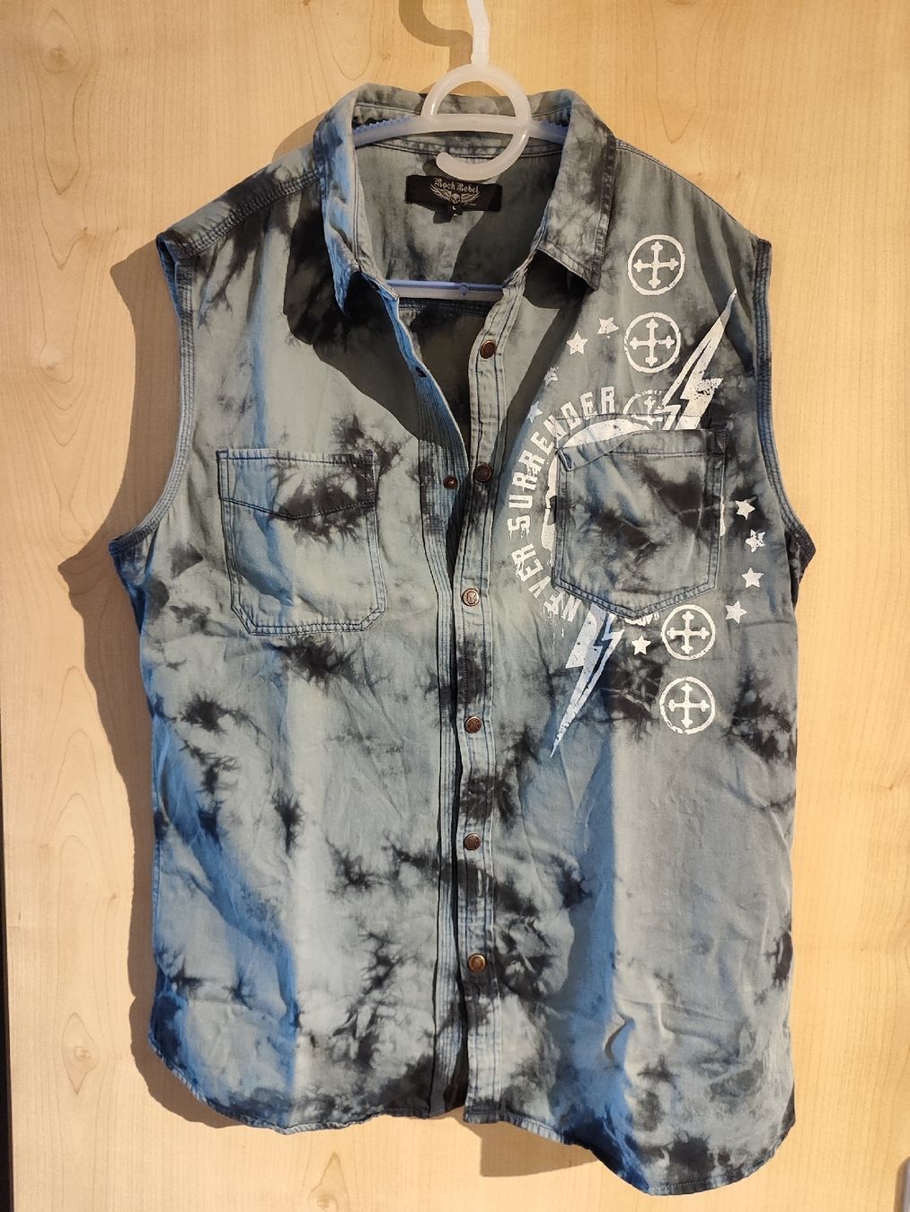 Hemden: Chemise sans manches "Rock Rebel" – Gebraucht aus Ursy von Sebastien-85