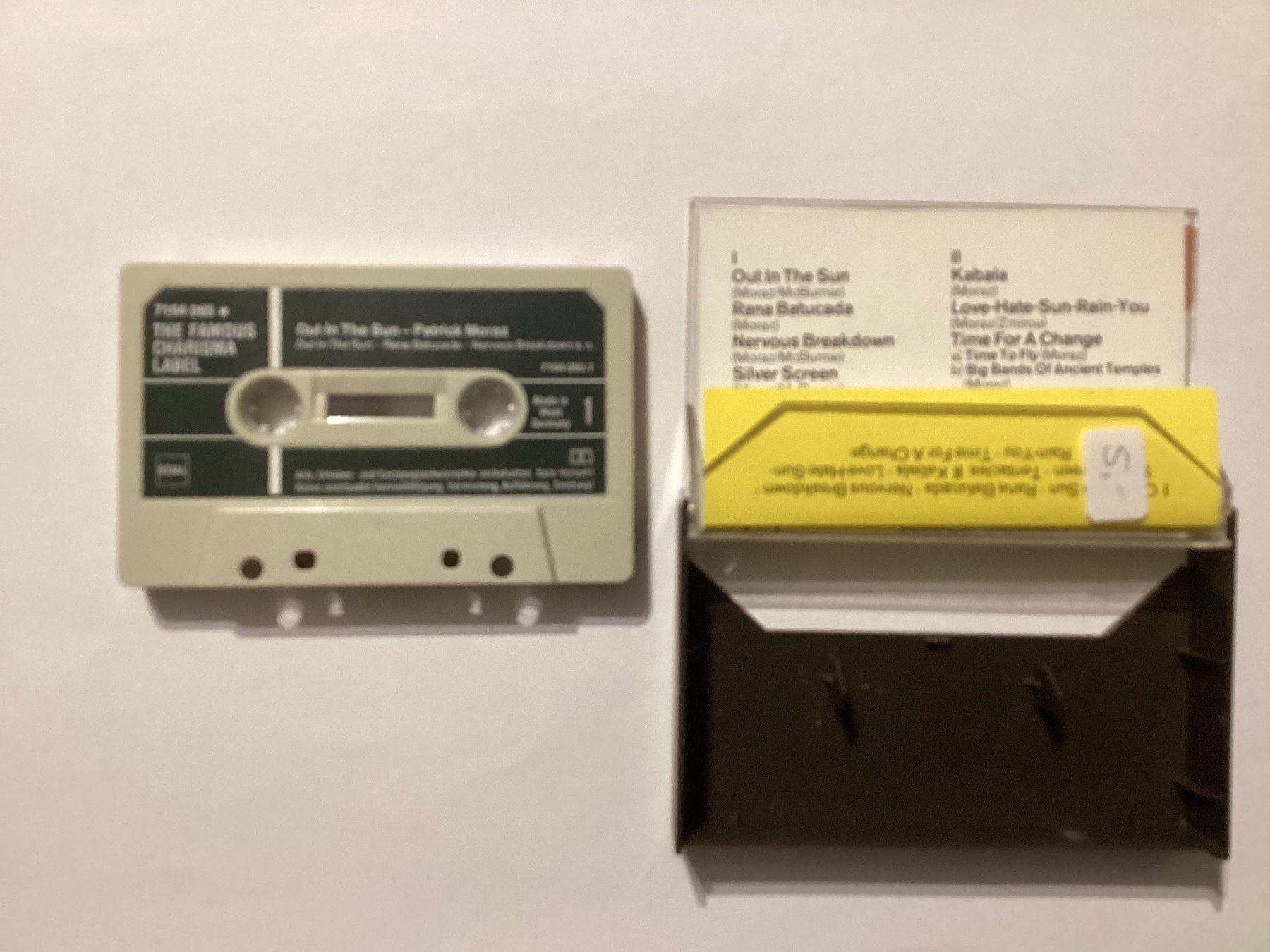 Musicassette: Patrick Moraz MC - Out In The Sun – Usato da Gutenswil venduto da Hamzian 1