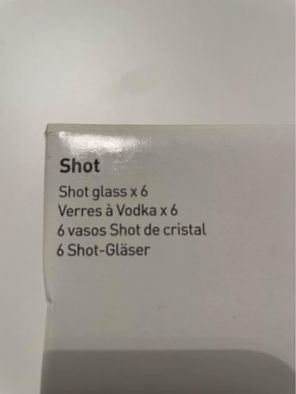 Gläser: Shot Gläser Von Habitat Set 6 Stuck – Neu und originalverpackt aus Bad Ragaz von ako_8l5y 1