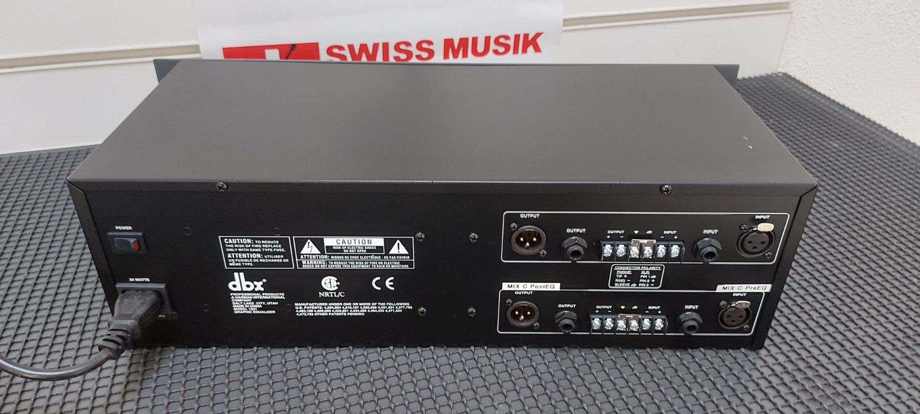 Dbx Equalizzatori: DBX 1231 Graphic-Equalizer – Usato da Glattbrugg venduto da Swissmusik 3