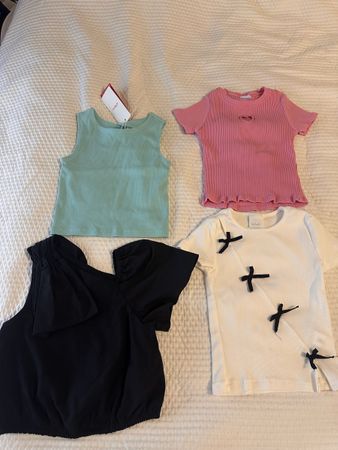 Kinderkleider Set, Sommer T-Shirts, Grösse 122