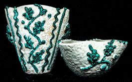 Fratelli Fanciullacci 3517 Italy vintage Mid century Vase 2x