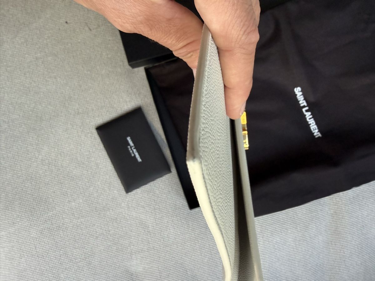 Saint Laurent Borse da donna: Saint Laurent Uptown leather clutch – Nuovo e nell'imballaggio originale da Zürich venduto da iul_9htt 8