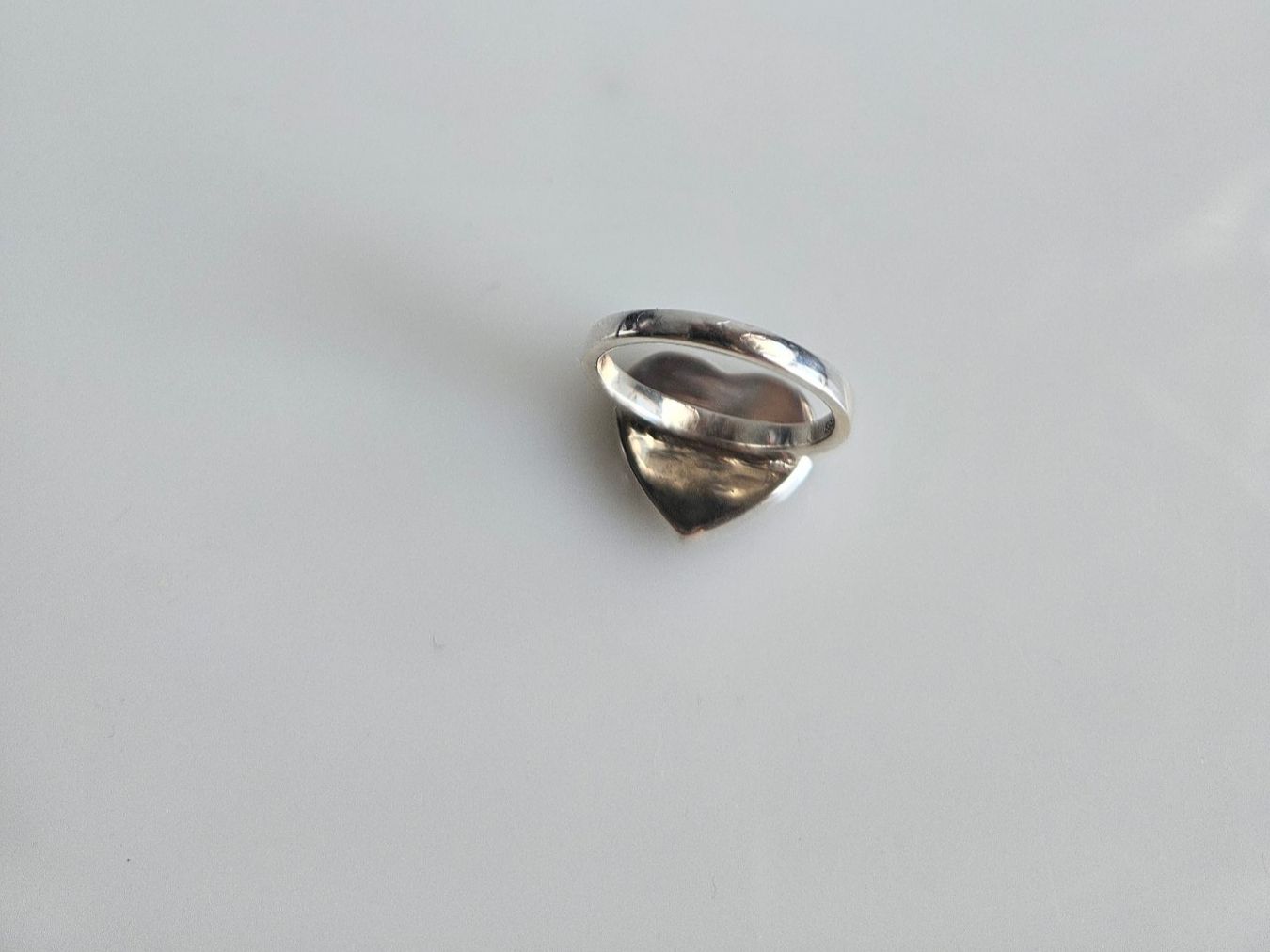 Anelli: Herz Ring aus Silber mit Onyx Grösse 56 – Nuovo (secondo la descrizione) da Winterthur venduto da ste_tcx5 4