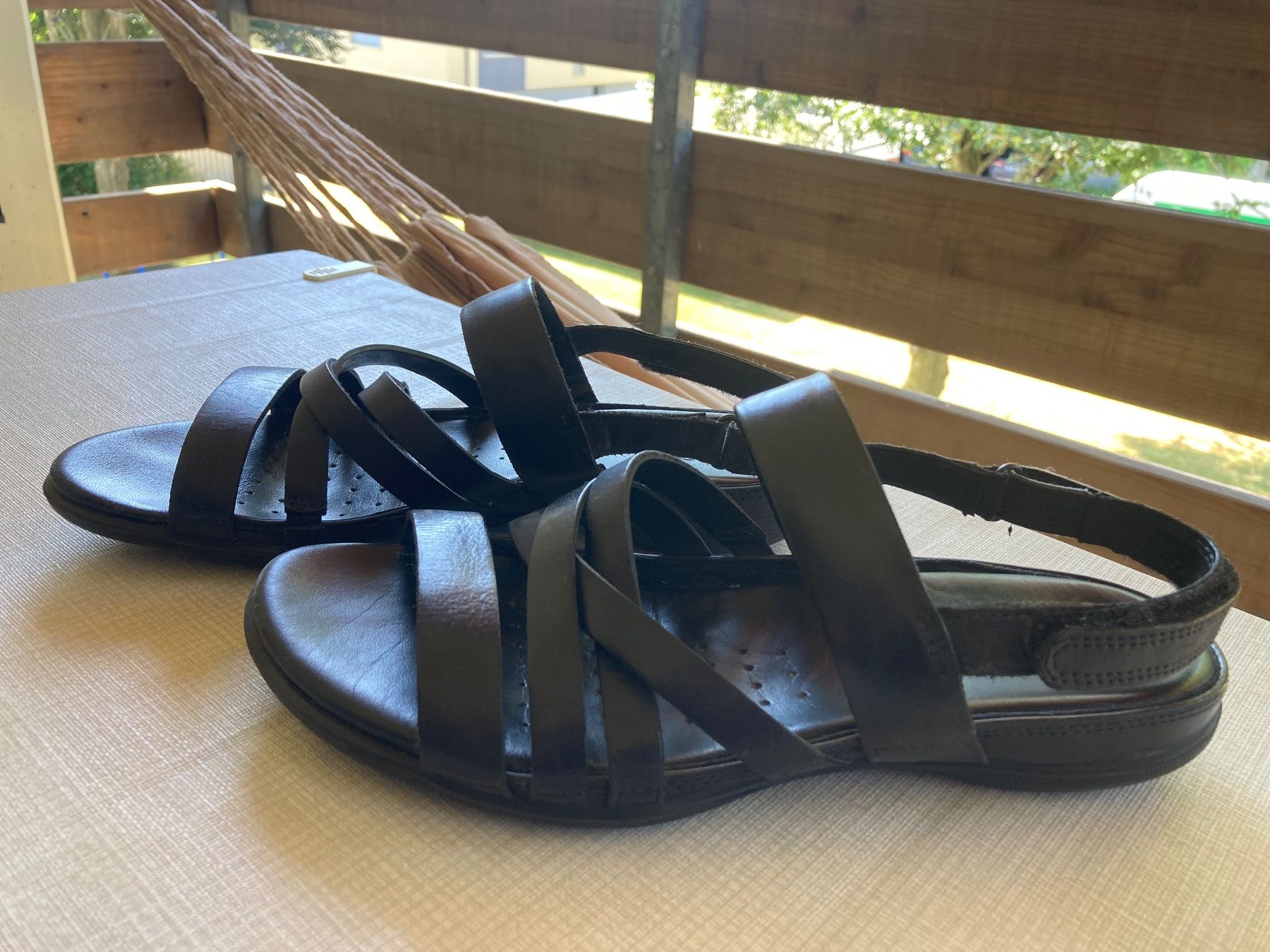 Ecco Damenschuhe: ECCO Sandalen Gr.39 – Gebraucht aus St. Antoni von Alikis 1