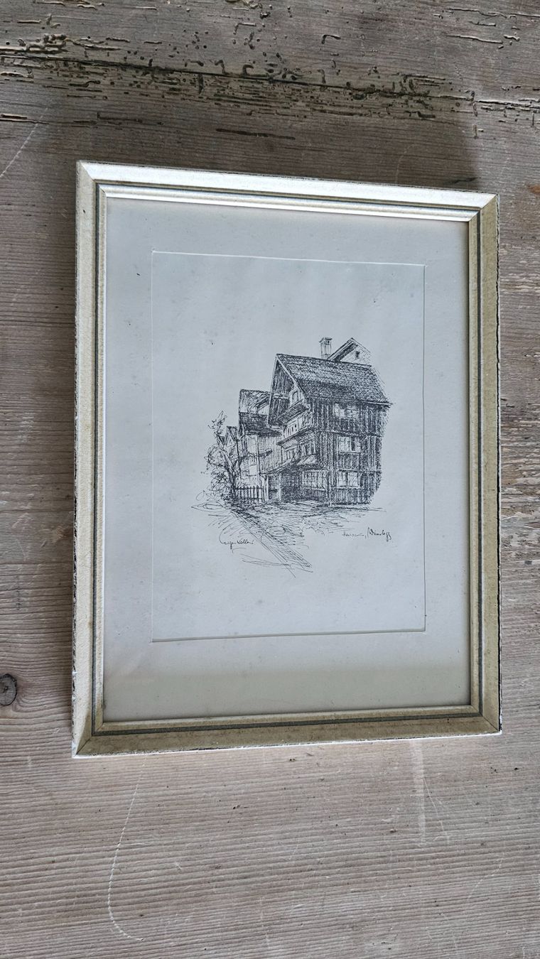 Grafiken & Lithographien: Radierung von Eugen Kolb – Gebraucht aus Widnau von franzh1961
