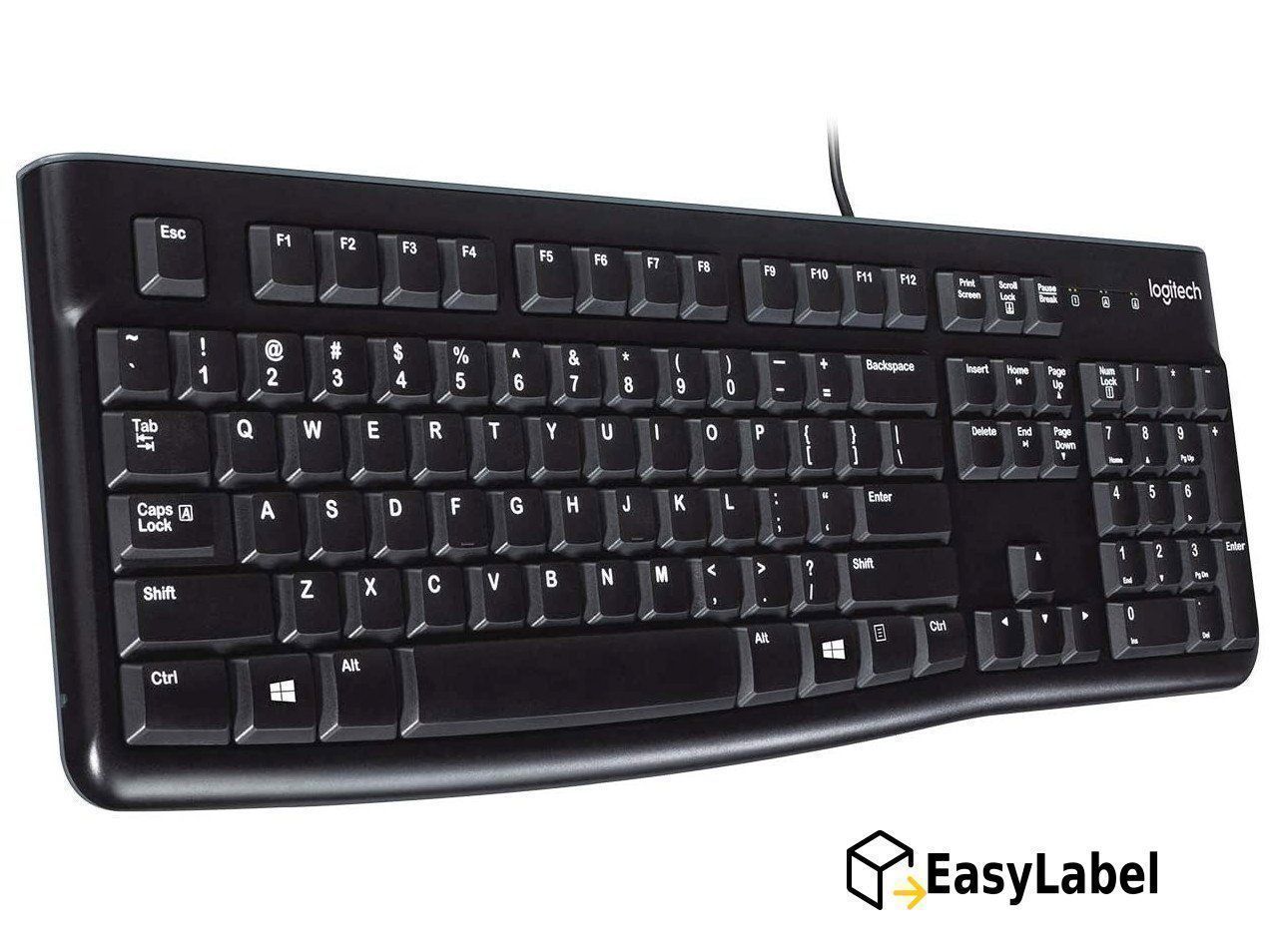 Logitech Tastiere: Logitech USB Keyboard K120, (DE_CH). Lieferung gratis – Usato da Glattpark(Opfikon) venduto da easylabel 1