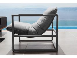 Coral Sessel hellgrau Sunbrella wetterfest neu
