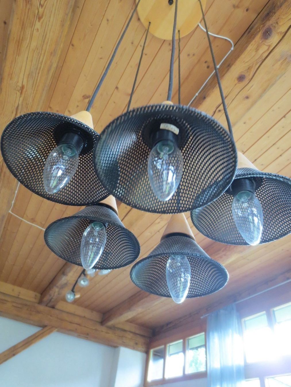 Lampade: Hängelampe mit 5 kleinen Lämpchen – Usato da Männedorf venduto da Livingston 1