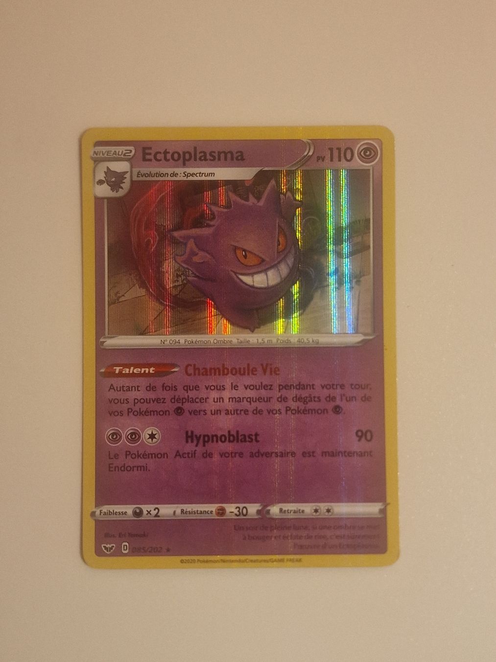 Pokémon Carte collezionabili: Ectoplasma SSH85 pokemon card in French – Nuovo (secondo la descrizione) da Daillens venduto da SACS-CARDS