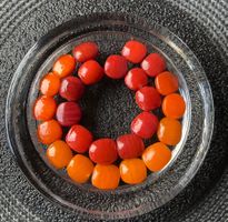 Handgemachte Mosaik Glasperlen gelocht*Mix*