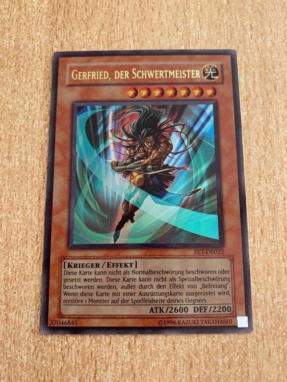 Gerfried, Der Schwertmeister - YGO Karten Produktbild-Vorschau 6
