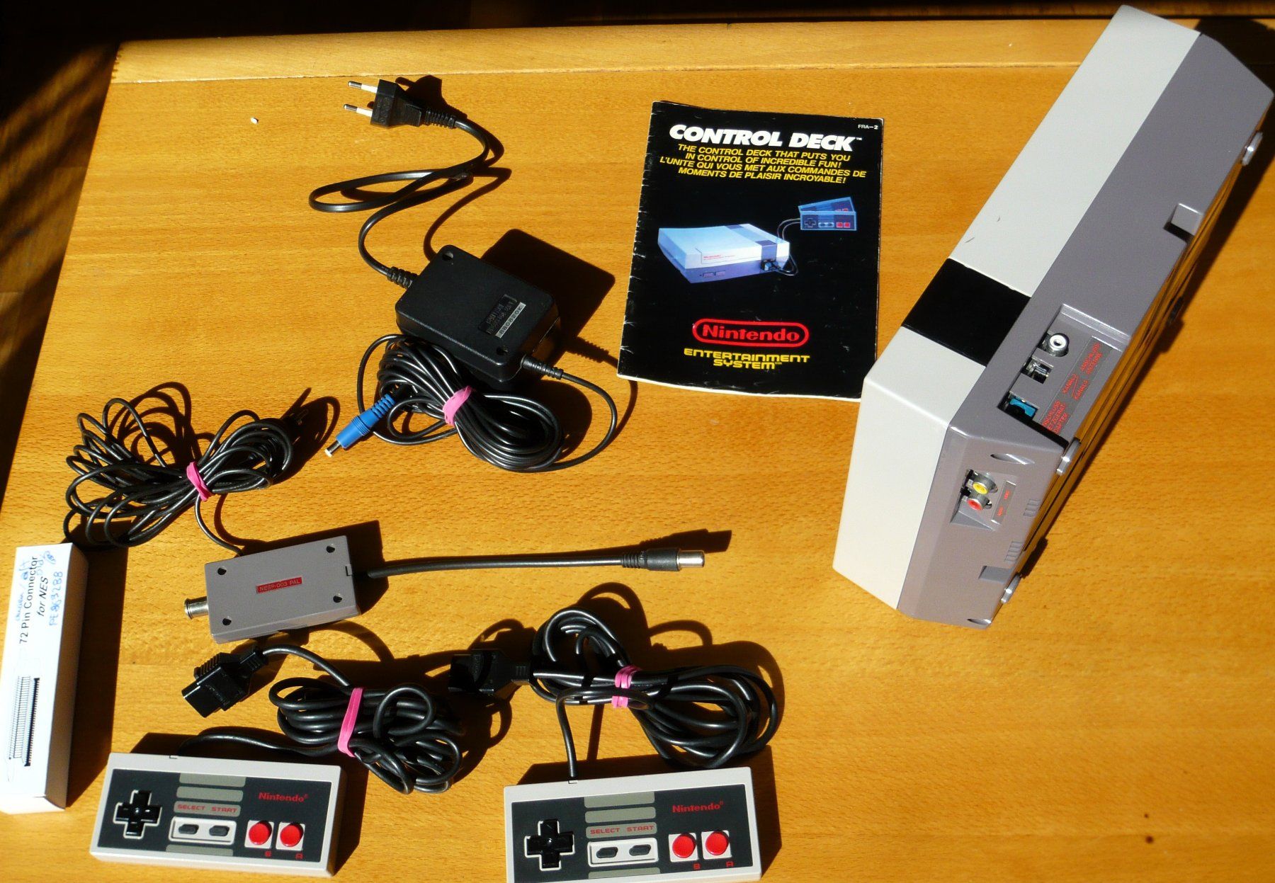 Nintendo Console: NES: Console complète ! Boite,Sagex,Câbles,Notice,Manettes – Usato da Onex venduto da Jaguar1986 5