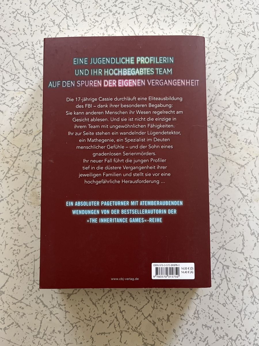 Libri: Cold Case Academy - Spannender Thriller (CBT) – Nuovo e nell'imballaggio originale da Lützelflüh-Goldb venduto da Caprari 2