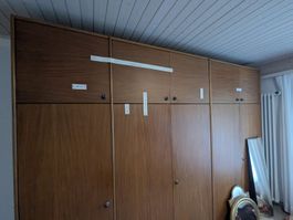 Vintage grosser Kleiderschrank Holz, gebraucht