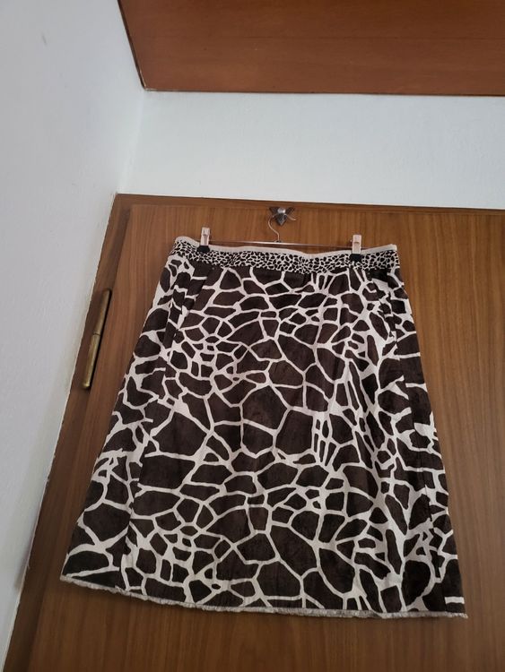 Jupe DP Jeans Imprimée Multicouleur – Taille FR 38 (IT 42), Style évasé, Occasion Très Bon état