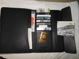 neu  Brieftasche aus vollnarbigem Nappaleder