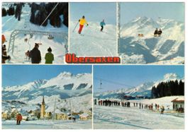 Obersaxen - 5 Bild AK