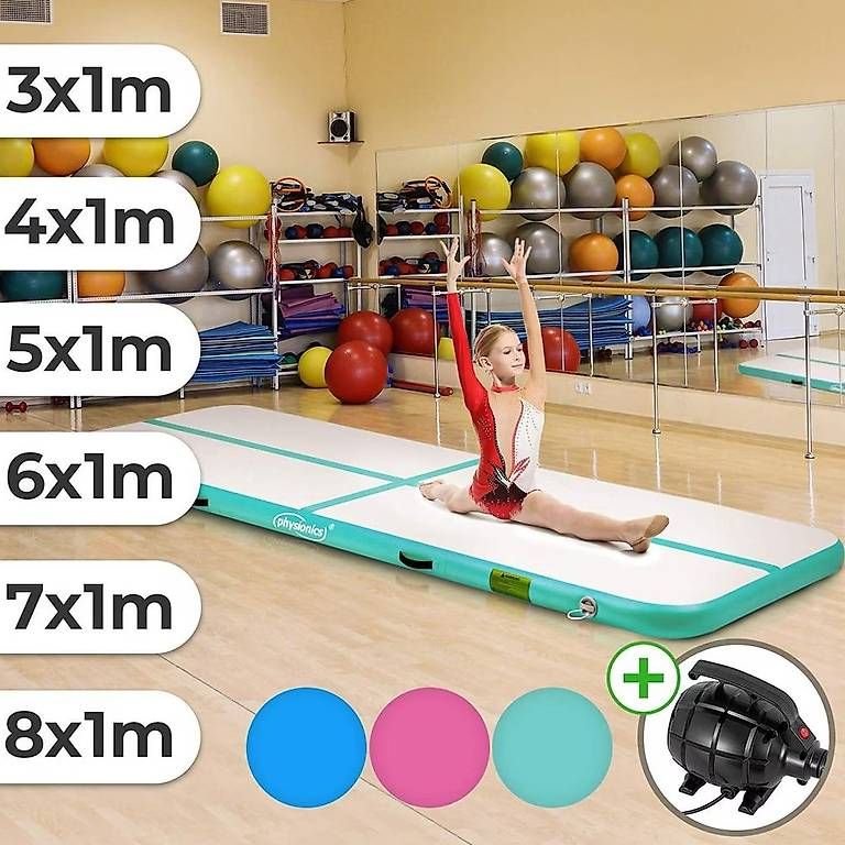 Tappetini fitness: Physionics aufblasbare Gymnastikmatte – Usato da Buchs ZH venduto da Edi1982