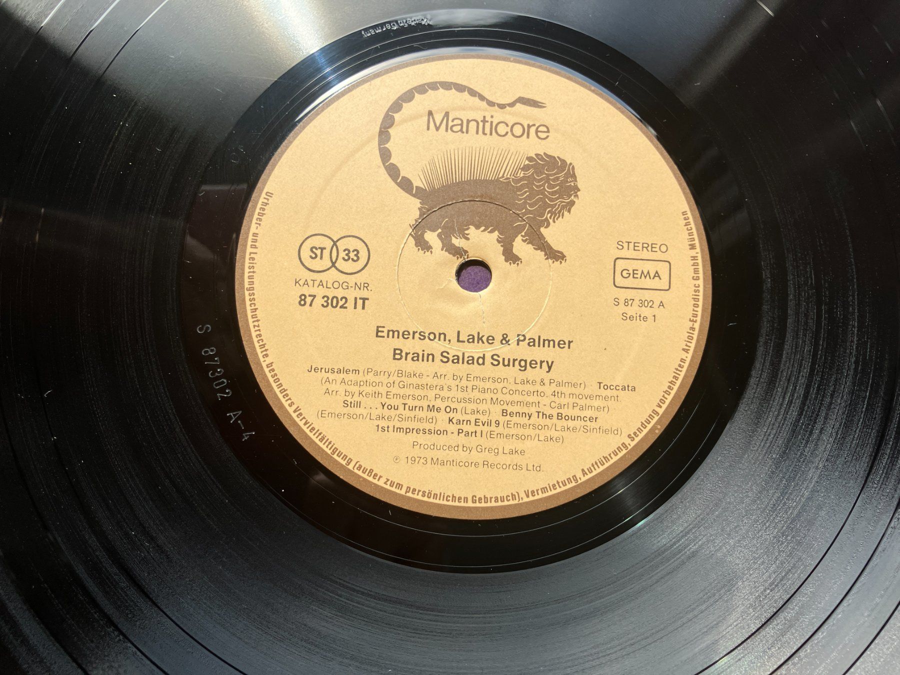 Dischi in vinile: H.R. Giger – Usato da Aarwangen venduto da Jukebox3 4