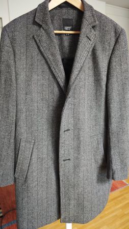 Herren Mantel Esprit Collection grau Grösse 48