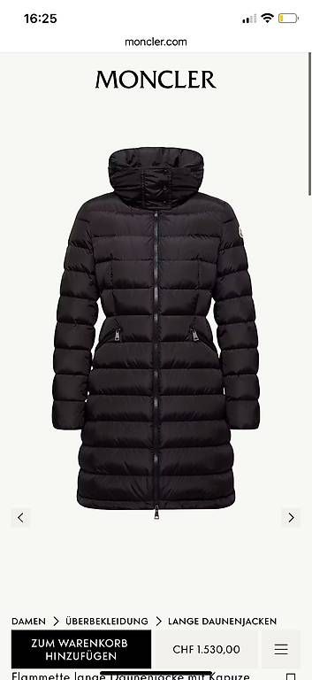 Manteaux: Moncler Daunenmantel – D'occasion à Zürich par Lara.01