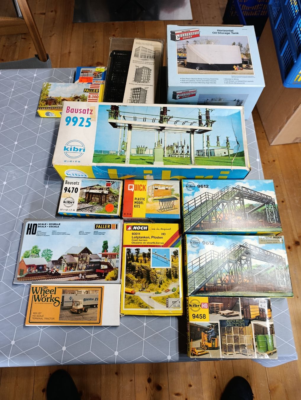 Kit di modellismo & Modellini statici: Vintage Model Train Scenery Lot - Faller, Kibri, Noch HO – Usato da Tafers venduto da LitusPS