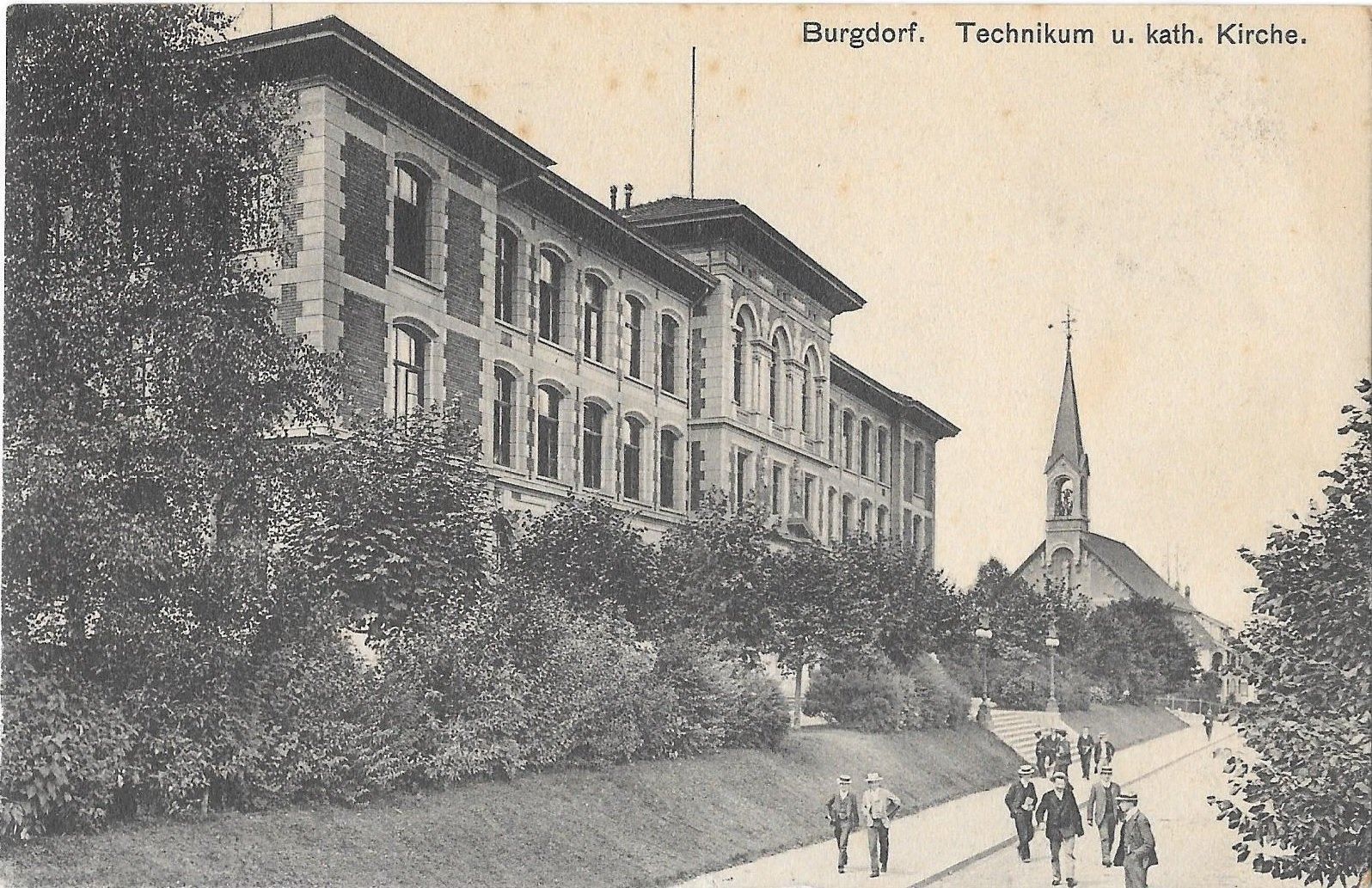 Cartoline postali: Burgdorf Technikum – Usato da Olten venduto da clotaldi