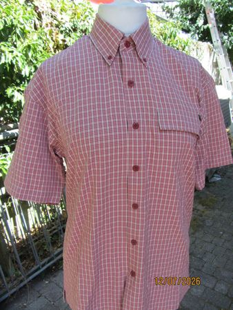 Hemd kurzarm funktionell AIGLE rot, grün