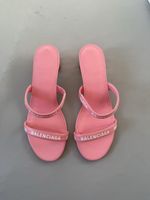 Balenciaga Sandalen pink Grösse 38 Leder Made in Italy