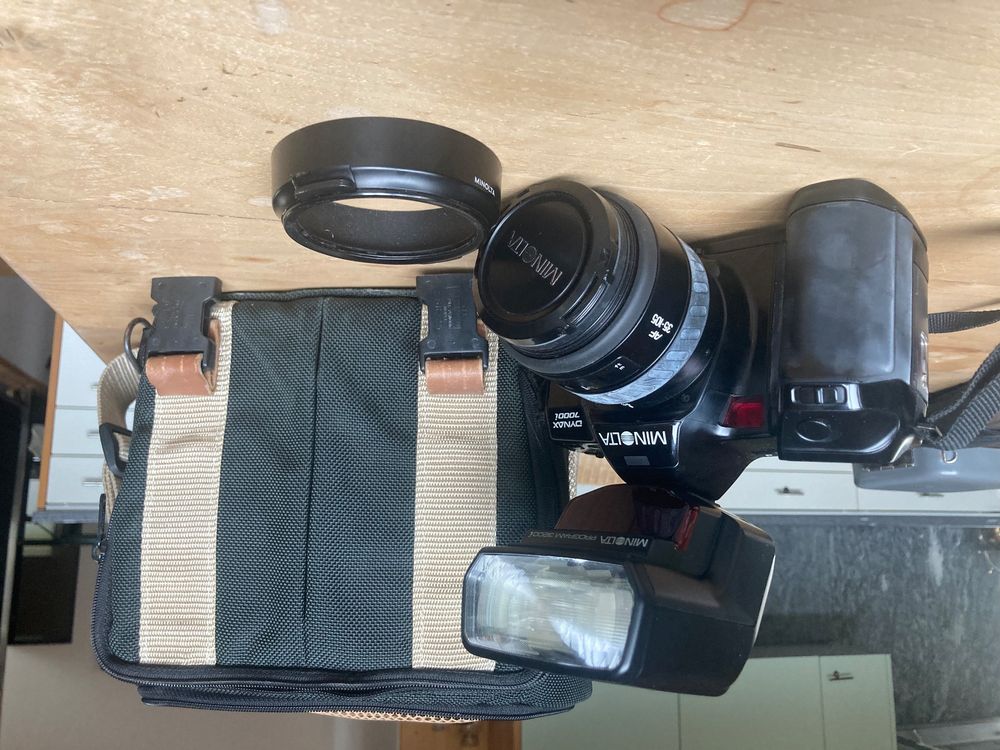 Appareil Photo Minolta Dynax 7000i Avec Objectif Sigma 90mm F2.8 Et Accessoires - Japon