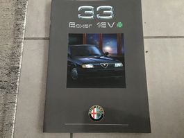 Alfa 33 Boxer 16 V Verkaufsprospekt 20 Seiten Februar 1990