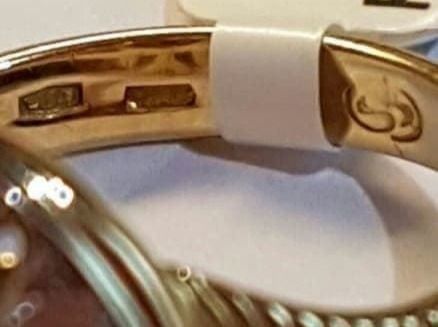 Anelli: 750 Weiss-Gelbgold, 18 Karat, Ring – Nuovo (secondo la descrizione) da Unterägeri venduto da Altgoldschmuck 1