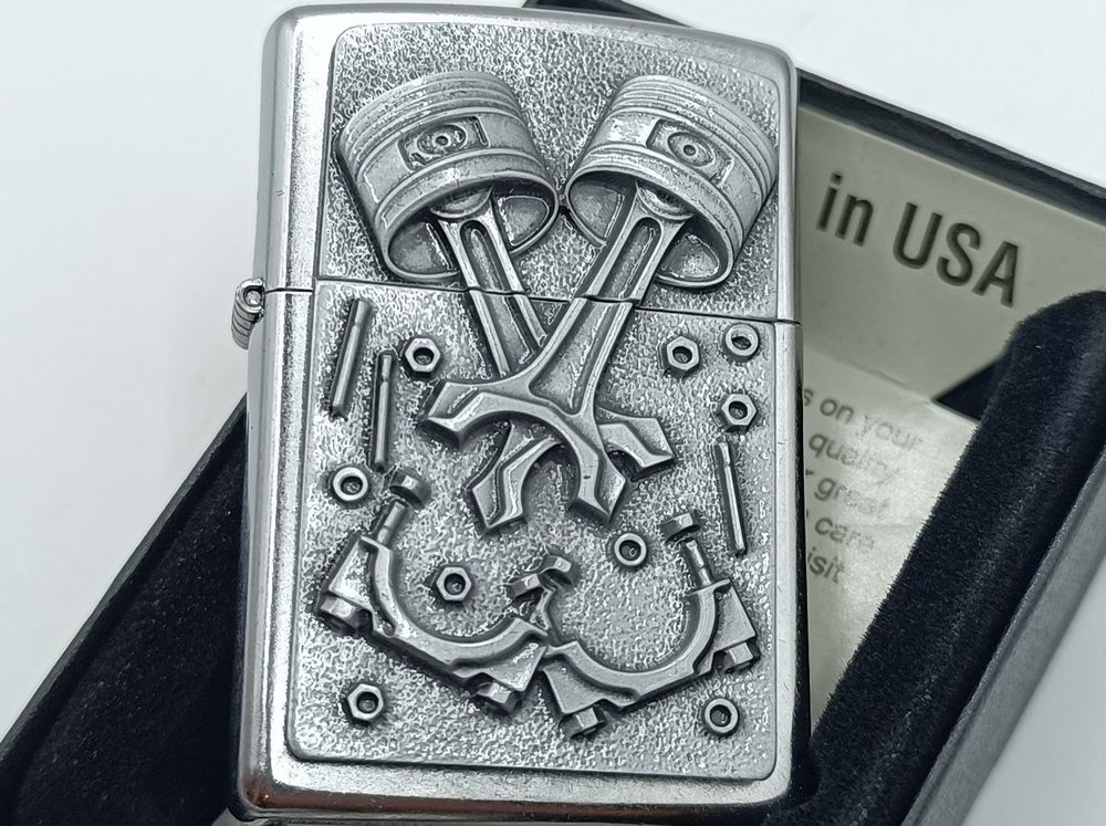 ZIPPO - BENZIN - FEUERZEUG - HANDCUFFS EMBLEM 2006320 - NEU
