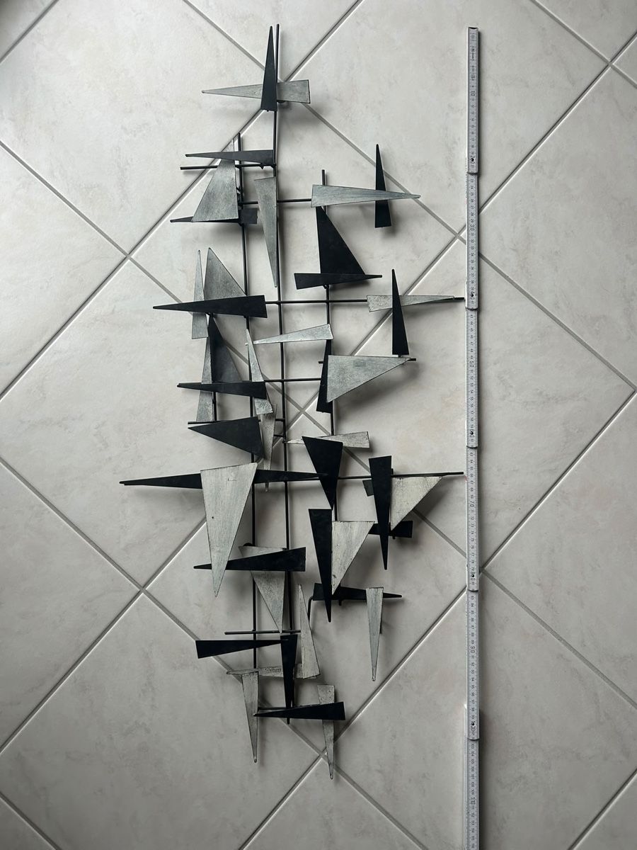 Alle Dekorationen: Wandskulptur Metall abstrakt 110cm – Gebraucht aus Bretzwil von Olga_KroXa 2