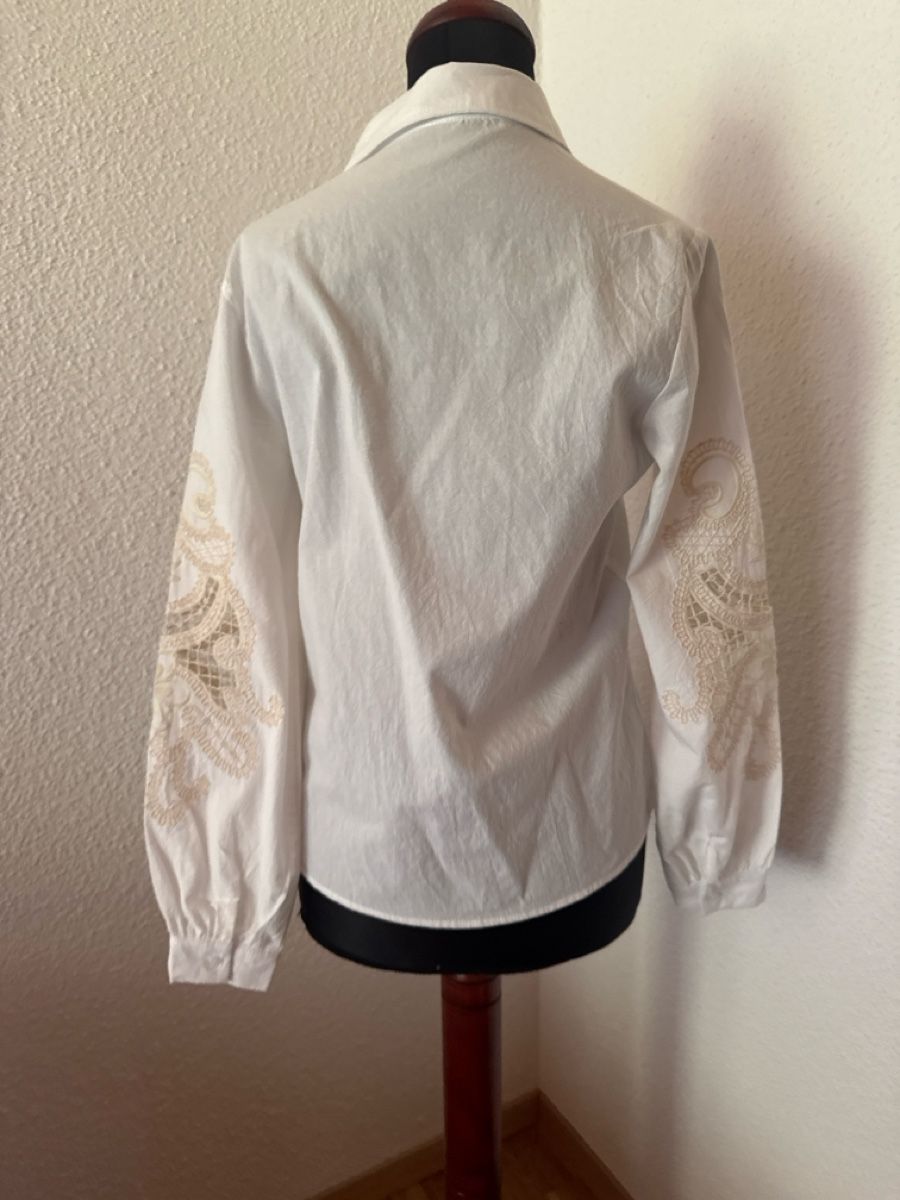 Camicette: Bluse mit Stickerei S – Nuovo (secondo la descrizione) da Frauenfeld venduto da womensworld 1