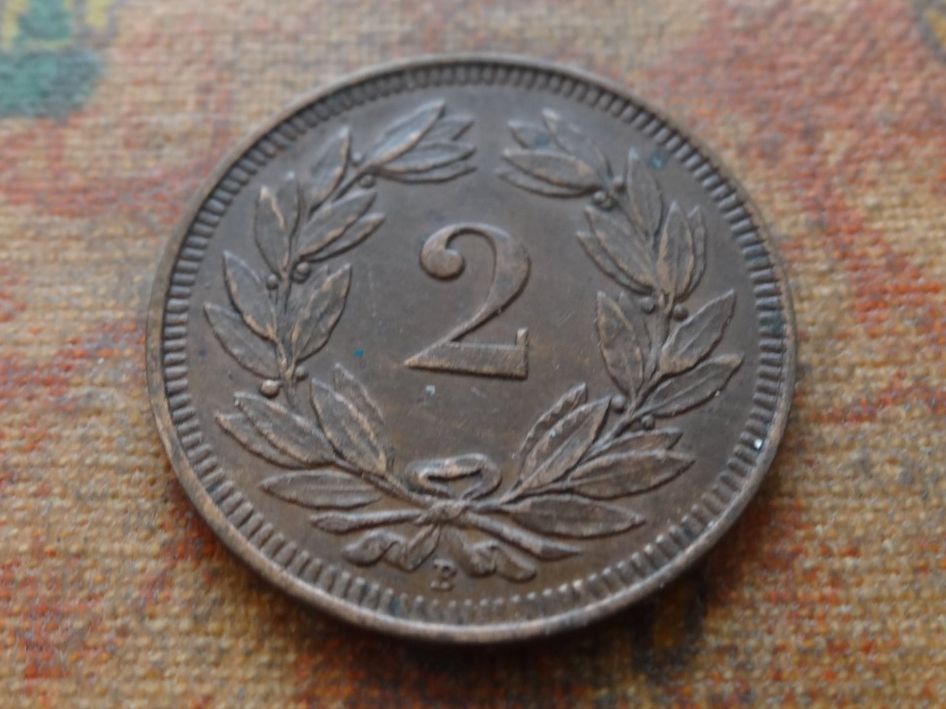 Tutti le monete: 2 Rp. 1914  (B) – Usato da Romanel-sur-Lausanne venduto da Swift13 1