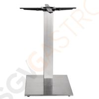 Tischfuss Höhe 72cm untere platte in 4 eck