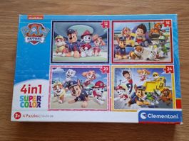 Paw Patrol Clementoni Puzzle 4 in einer Box (12/16/20/24)
