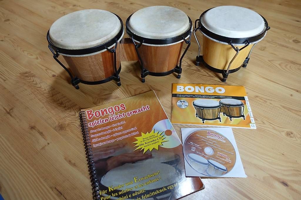 Strumenti musicali: Bongos mit Übungsheft und CD – Usato da Berg am Irchel venduto da Imma2